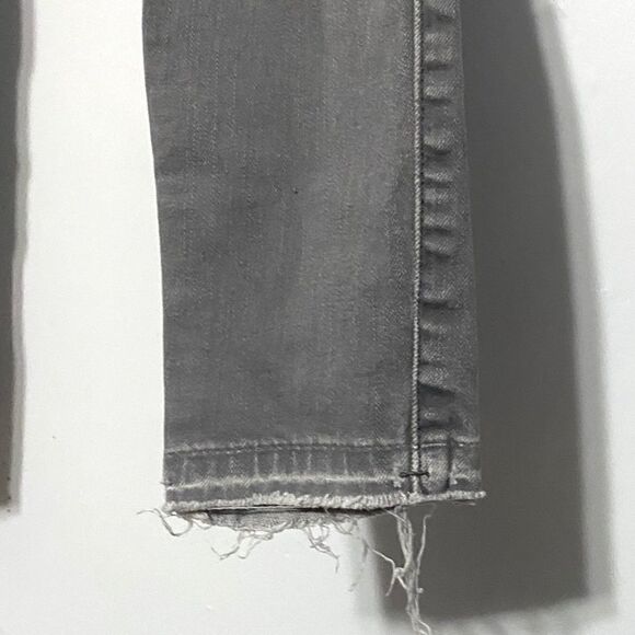 Hollister gray skinny jeans raw hem w25 l31 - Picture 2 of 5